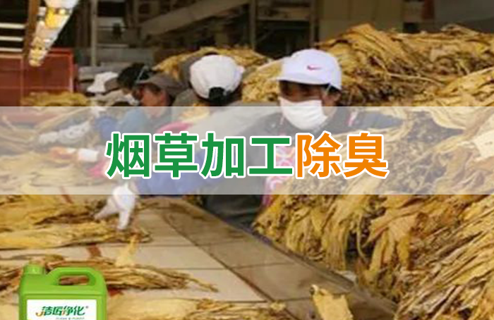 潔匠凈化·的凈工業(yè)除臭劑_煙草加工異味廢氣危害大，快速除臭就用Dejing的凈除臭劑！