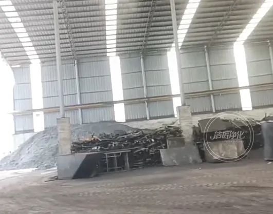 為陶瓷廠煤氣站安裝100+個(gè)高壓噴霧頭！Dejing的凈?除臭顯實(shí)力！